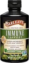Barlean Peppermint Olive Leaf Complex Liquid Immune Support Supplement, 95mg Oleuropein Antioxidants, 16 oz