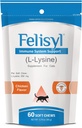 Felisyl Immune System Support for Cats - Amino Acid L-Lysine - Produce Anticuerpos - Salud, Salud Respiratoria, Visión - 60 Soft Chews