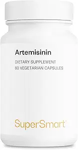 Supersmart - Artemisininin 300 mg Por día - Artemisia Annua Estándarizado al 98% Artemisinina - Boost Immune System  Gluten Gratis - 60 cápsulas vegetarianas