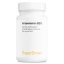 Supersmart - Artemisininin 300 mg Por día - Artemisia Annua Estándarizado al 98% Artemisinina - Boost Immune System  Gluten Gratis - 60 cápsulas vegetarianas