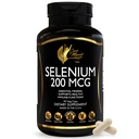 Cocó Marcha N.M.D Selenium - Mineral esencial para la salud tiroidea -200 mcg- 3 Month Supply -Gluten Free, Soy Free, Dairy Free, GMO Free, Vegan - 60 cápsulas