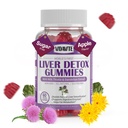 Detox &amp; Reparación sin azúcar - 1500mg Milk Thistle Suplemento con Artichoke, Dandelion y 20+ Herbs — Essential Liver Support Supplement for Men &amp; Women(60 Vegan Gummies)