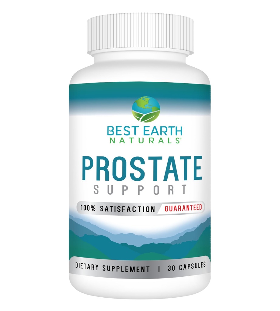 Best Earth Naturals Prostate Support Supplement for Hombre - Prostate Support - 30 Day Supply