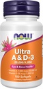 AHORA Suplementos de alimentos, vitamina A &amp; D3 25.000/1,000 UI, salud ocular*, nutrición esencial, 100 Softgels