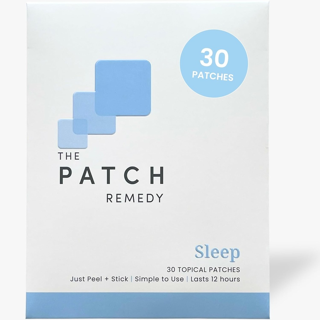 The Patch Remedy Sleep ← Valerian, Pasionflower, Hops, Magnesium Glycinate ← 30 Patches