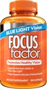 Factor de foco Fórmula de luz azul (150 Conde) - Vitaminas de ojos con soporte de filtración de luz azul - Lutein y Zeaxanthin Suplemento con vitamina C, vitamina E, Lutemax 2020® - Promover la salud de los ojos