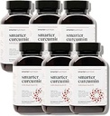 Curcumina de nutrición más inteligente Softgels - Absorción alta vegana 400 mg Suplemento de Curcumina Estandarizado al 95% Tetrahidrocurcuminoides + Aceite de semillas negras " Peligro para salud conjunta " , 360 Ct