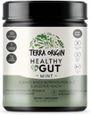 TERRA ORIGIN Saludable Gut Mint Flavor ←30-Servings with L-Glutamine, Zinc, Glucosamine, Slippery Elm Bark, Marshmallow Root y Más!