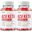 Simpli Health ACV Keto + Gummies, SimpliHealth ACV Keto Suplemento Gummies - Maximum Strength, Simpli ACV Gummys, All Natural Support Advanced Formula, SimpliACV Gummy Reviews (2 Pack)