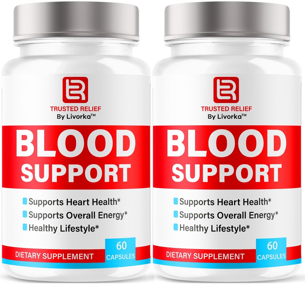 (2 Pack) Cápsulas de Apoyo a la Sangre de Alivio Fideicomiso OficialRelieve Sangre Pills, Alivio Natural Fideicomiso Avanzado Premium Fórmula Wellness &amp; Overal Health, 60 Cápsulas para 2 Meses