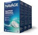 Navage SaltPod Bundle 3 30-Packs (90 SaltPods) - Navage Salt Pod Refills Only - Diseñado exclusivamente para el sistema Navage Nasal Irrigation System - Sinus Rinse y Saline Pods for Fast and Soothing Relief