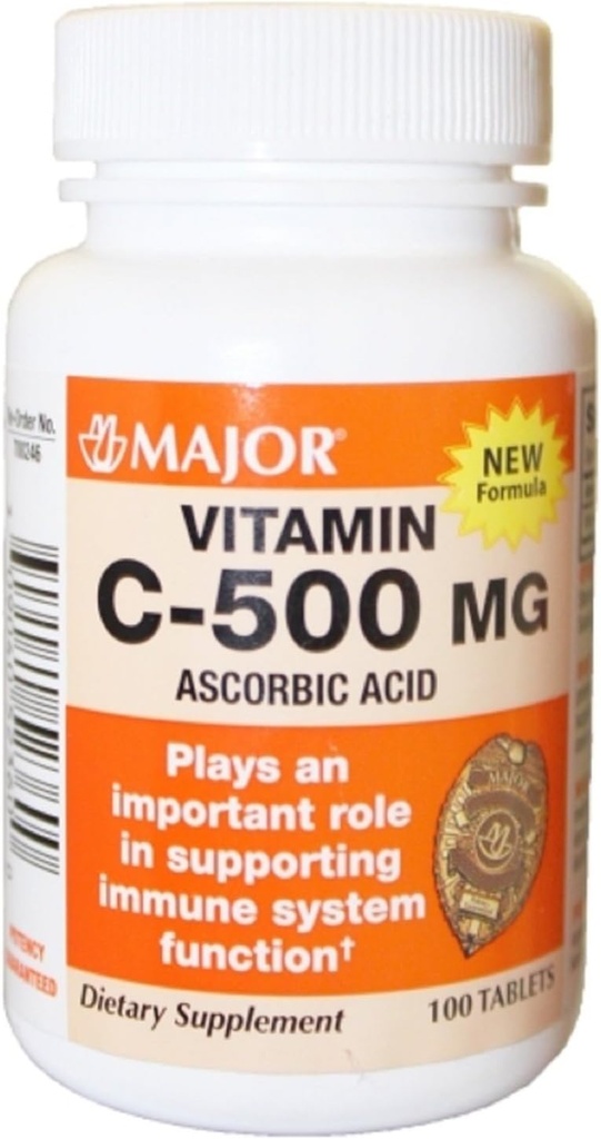 Vitamina C 500 mg - 100 Tabs (3 Pack)