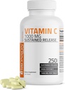 Bronson Vitamina C 1000 mg Sustained Release Premium Non-GMO Ascorbic Acid, 250 Tablets