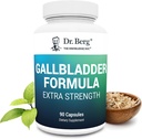 Dr. Berg Gallbladder Fórmula Extra Strength - con Ox Bile Powder y Ácido Bile Conjugado - Enzymes Digestive Blend Proprietary - Suministro completo de 45 días - 90 cápsulas vegetales
