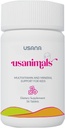 USANA Usanimals Multivitamínicos para Niños - Tablas diarias con vitaminas A, C, D, E, B6, B12, Zinc, Hierro - Apoya Immune, Bone & Brain Health - Nutrientes esenciales para las edades 2-12 - 56 Tablets