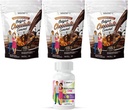 BariatricPal 90-Day Bariatric Vitamin Bundle (Multivitamin ONE 1 por día! Cápsula con 45 mg de hierro y calcio Citratos suaves 500 mg con Probióticos - Caramelo de chocolate belga)