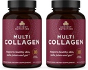 Ancient Nutrition Collagen Peptides Capsules Supplement, Hydrolyzed Collagen Pills for Women & Men, Supports Healthy Skin & Nails, Gut Health & Joint Support, Shrink-Wrapped 90 Count Bundle (2 Pack)