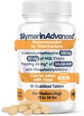 Liver Health Supplement for Medium Dogs - Milk Thistle for Dogs Liver Support with S-Adenosylmethionine (Same) & Silybin - 30 Tablets