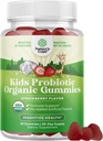 Immune Booster Kids Probiotic Gummies - Bacillus Subtilis Probiotic for Kids Upset Stomach Body Cleanse Immune Boost and Colon Detox - Constipation Relief and Digestive Health Vitamins Gummy