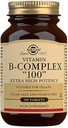 Solgar B-Complex 100" - 100 Tabletas - Metabolismo energético, Salud cardiovascular, Sistema nervioso - No GMO, Vegan, Gluten Gratis - 100 Servimientos