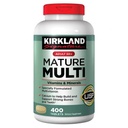 Firma Kirkland Adulto 50+ Multi Vitaminas & Minerales, 400 Tabletas (2 Pack)