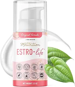 Original Estro-Life Balancing Skin Cream for Women ¦ Cosmetic Skin Cream with 175mg of Estriol per Container with Vitamin A ← Soy-Free, Cruelty-Free, and Non-GMO TEN 84 Applications, 3.5oz Pump