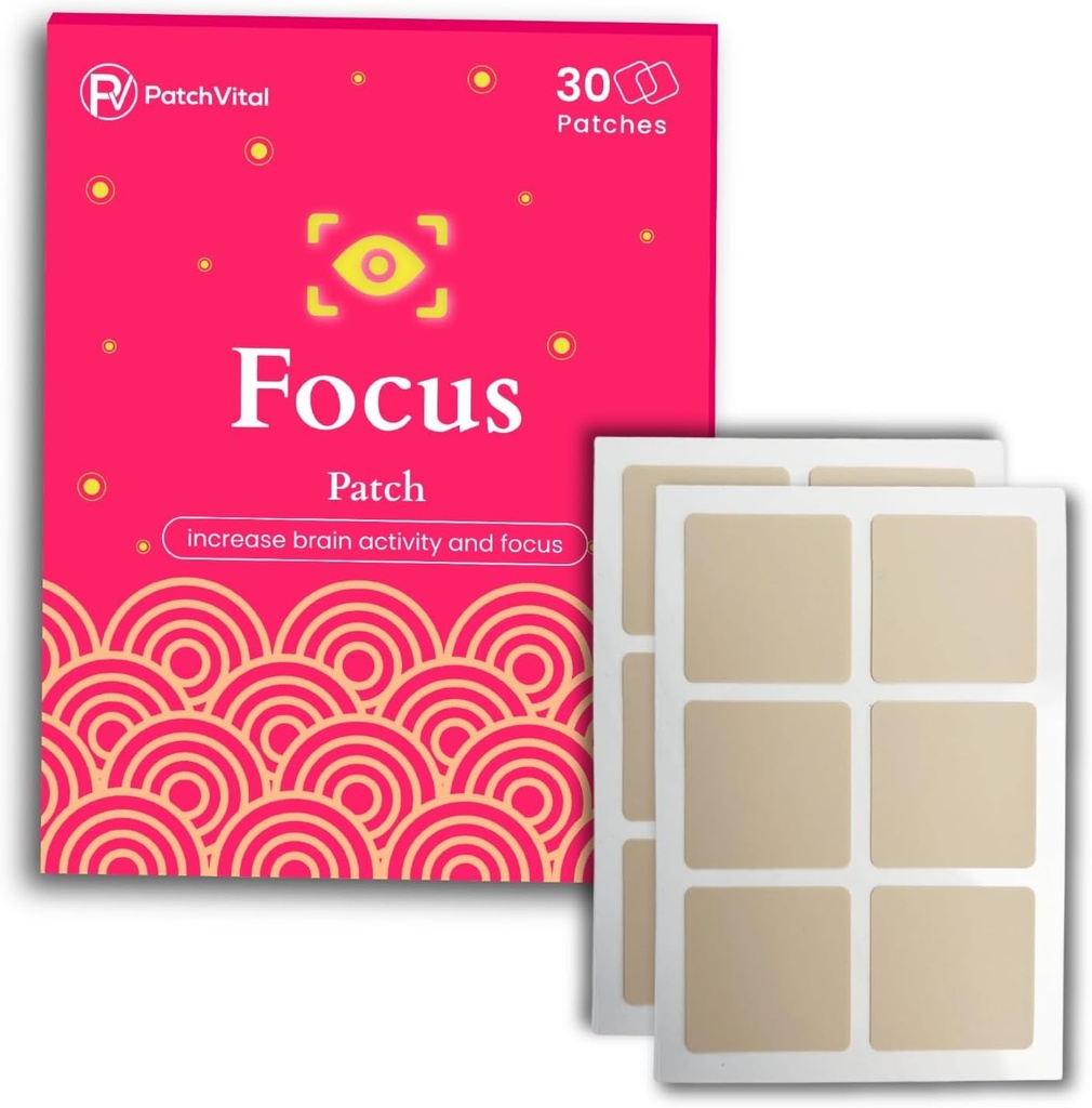 Focus Patch | Plant Based Water Resistant Patches (30 Count)