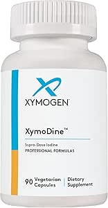 XYMOGEN XymoDine Iodine Supplement - High Potency Iodine 12.5 g para apoyar la síntesis saludable de hormonas tiroideas (90 cápsulas vegetarianas)
