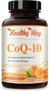 Healthy Way CoQ10 400mg 200 Capsules Quick Absorption - Non-GMO