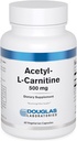 Douglas Laboratories Acetyl L-Carnitine 500 mg  Apoya Función cerebral y nerviosa durante el proceso normal de envejecimiento* ← 60 cápsulas