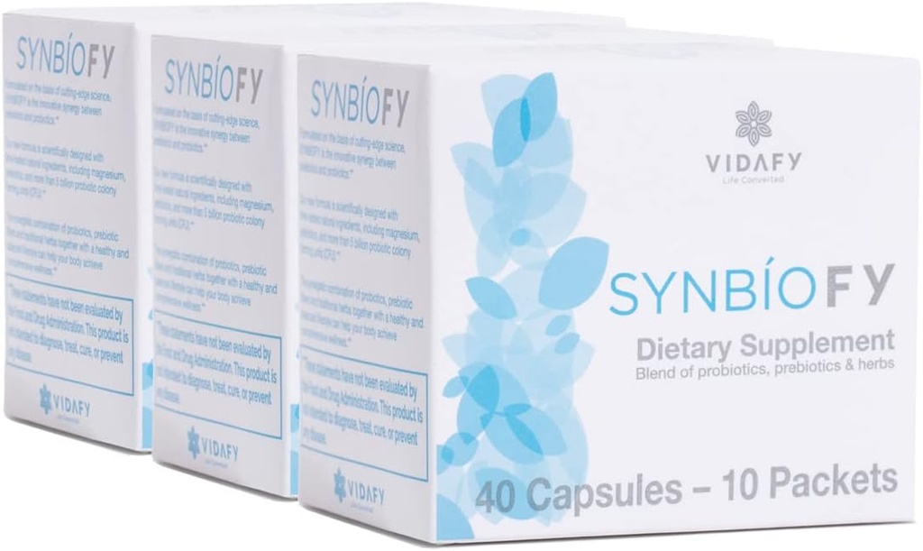 Synbiofy - 3 Pack (120 cápsulas) Suplementos naturales