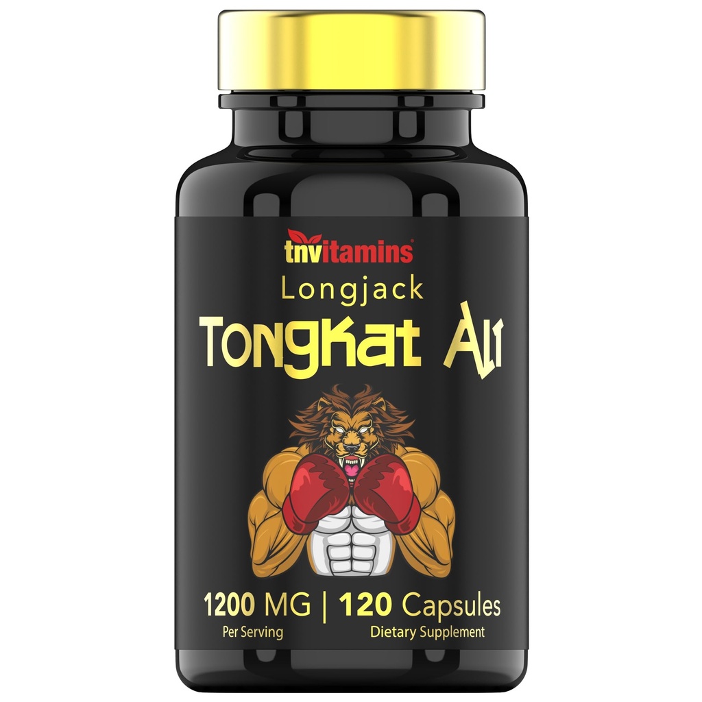 Tongkat Ali for Men: 1200 mg x 120 Capsules | Also Known As Longjack Root | 100% All-Natural & Ultra Potent Tongkat Ali Supplement | Energy, Power, Strength, Athletic Performance, & Sports Nutrition