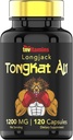 Tongkat Ali para Hombres: 1200 mg x 120 cápsulas ← También conocido como raíz de longjack ← 100% All-Natural &amp; Ultra Potent Tongkat Ali Suplemento ← Energía, Potencia, fuerza, rendimiento deportivo, nutrición deportiva