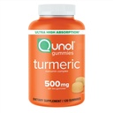 Qunol Turmeric Gummies, Gummy con 500mg Turmeric Curcumin, Suplemento de Apoyo Conjunto, Ultra High Absorption Tumeric Curcumin, Vegan, Gluten Gratis, 2 Month Supply, 120 Conde