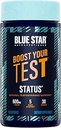 Blue Star Nutraceuticals Status - Booster de Testosterona para Hombre - w/KSM 66 Ashwagandha - Invigorate Stamina, Crecimiento muscular & energía  durable Natural Test Booster Support - 90 Veggie Capsules