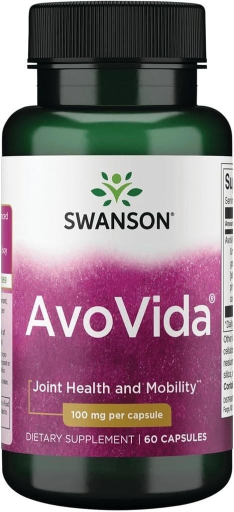 Swanson Avovida 100 Milligrams 60 cápsulas