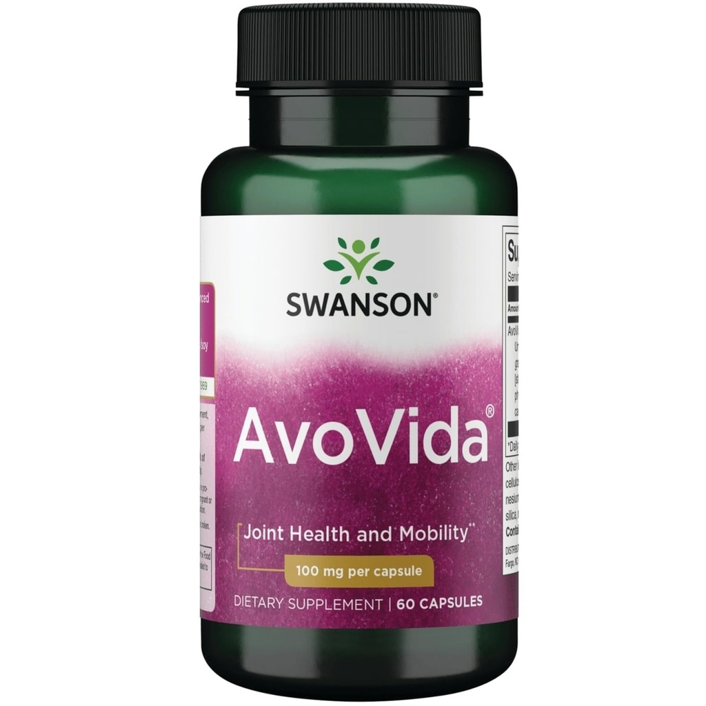 Swanson Avovida 100 Milligrams 60 cápsulas