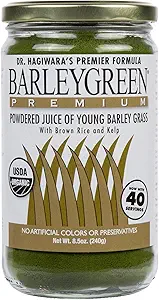 Dr. Hagiwara's Original Premium w/Kelp - Orgánica Barley Gras Juice Powder 8.5oz (240g) - 40 Servings