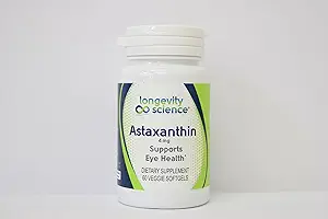 Longevity Science Astaxanthin 4 mg 60 Count