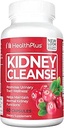 Health Plus Advanced Kidney Cleanse with Cranberry Extract, Turmeric Root and CoQ10, Helps Support Healthy Kidney Function &amp; Urinary Tract Wellness, 60 Capsules