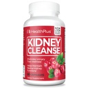 Health Plus Advanced Kidney Cleanse with Cranberry Extract, Turmeric Root and CoQ10, Helps Support Healthy Kidney Function &amp; Urinary Tract Wellness, 60 Capsules