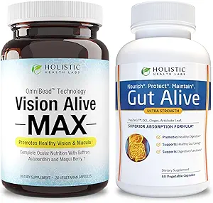 Bilberries, Blueberries, c3g de Black Currant, Maqui Berry, Saffron, Astaxanthin ¦ Ginger, Artichoke Leaf, Licorice Root & Zinc Carnosine