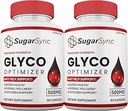 SugarSync Glyco Optimizer Capsules, SugarSync Pills, Suplemento para vitaminas Hombre y Mujeres (2 Pack)