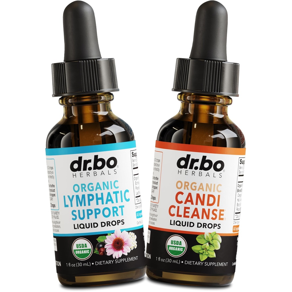 Lymphatic Drainage Suplementos " Candi Cleanse - Soporte linfático orgánico gotas líquidas " Óleo orégano orgánico, Lymph Node Detox Lymph System Drainage - Natural Oral Gut Cleanser Detox 1 oz