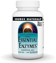 Fuente Naturales Esencial Enzimas 500mg Bio-Alineados Múltiple Suplemento Defensa Herbales para la Digestión, Gas &amp; Estreñimiento Alivio del Sistema Inmunitario Fuerte* - 120 cápsulas