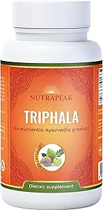 Triphala Capsules - 2000mg - Ayurvedic Triphala Guggulu Blend Made with Amla Haritaki Bibhitaki Powder - 120 Capsules - Vegan Non-GMO Soy Free Gluten Free