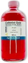 True Colloidal Gold – 25 ppm - 99.99+% Purity - 500 mL (16.9 Fl Oz) en Glass Bottle - Made in USA