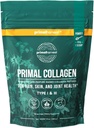 Pólvora de colágeno Primal para Mujeres o Hombres Péptidos de colágeno Primal Tipo de pólvora I " III, 10 Pólvora de proteínas de Oz Collagen para el cabello, la piel, las uñas (single, desenflavorado)