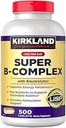 Kirkland Signature Super B-Complex (2-Pack) con electrolitos (2 x 500 Tabletas)