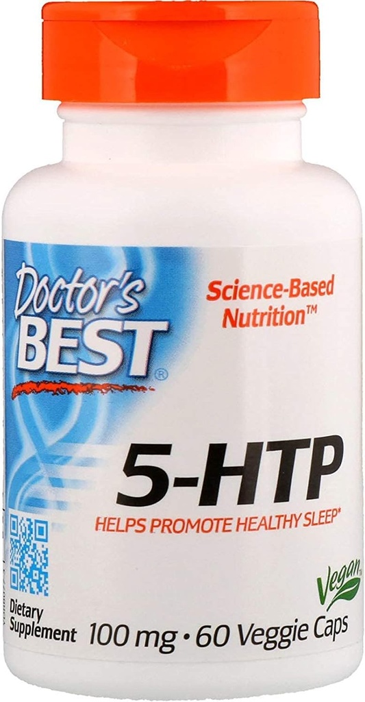 Mejor médico, mejor 5-HTP, 100 mg, 60 cápsulas vegetales